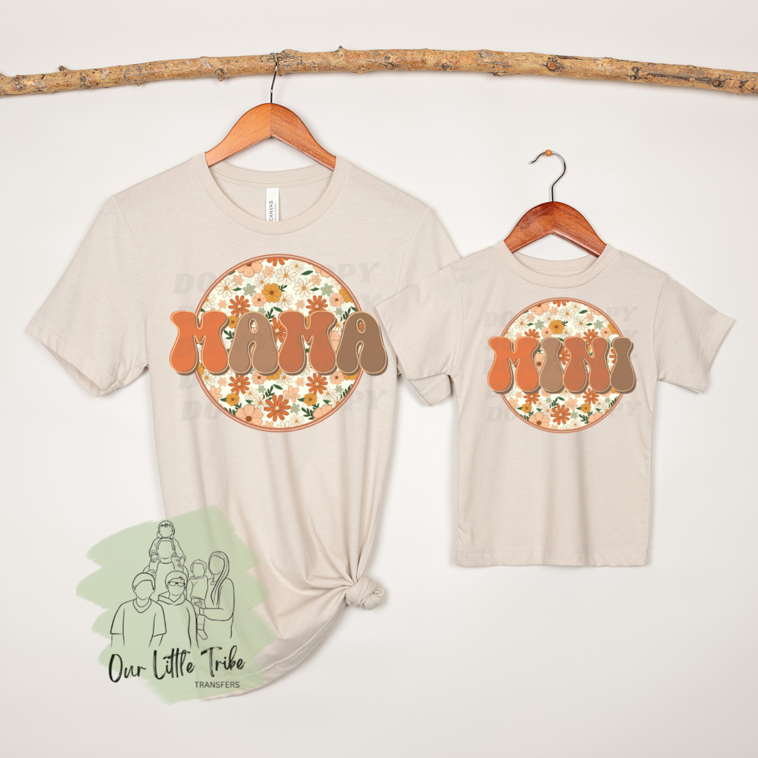 RETRO MAMA - CLEAR FILM FULL COLOR SCREEN PRINT