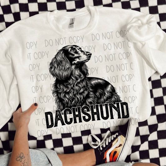 DACHSHUND DOG - DTF TRANSFER