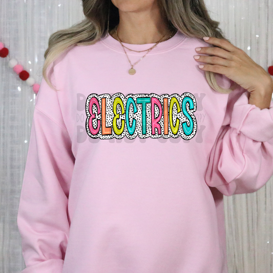 ELECTRICS DOTTED COLORS - DTF TRANSFER