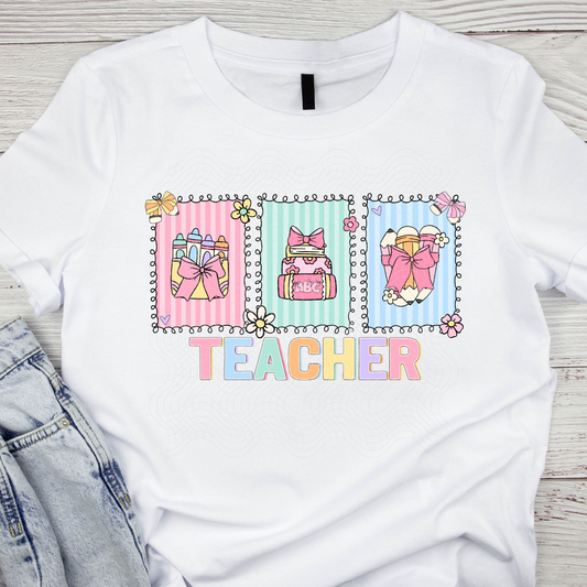 TEACHER STAMPS - DTF TRANSFER