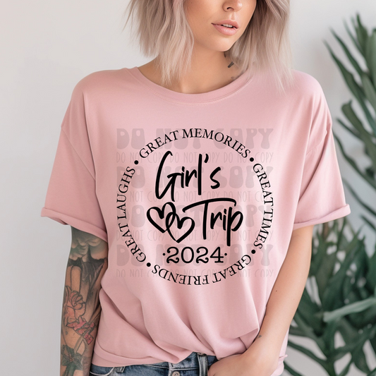 GIRLS TRIP BLK 24 - DTF TRANSFER