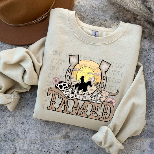 CAN'T BE TAMED - DTF TRANSFER
