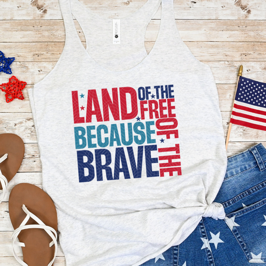 LAND OF THE FREE - DTF TRANSFER