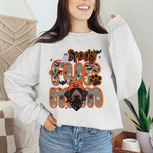 SPOOKY FUR MOM 16 - DTF TRANSFER