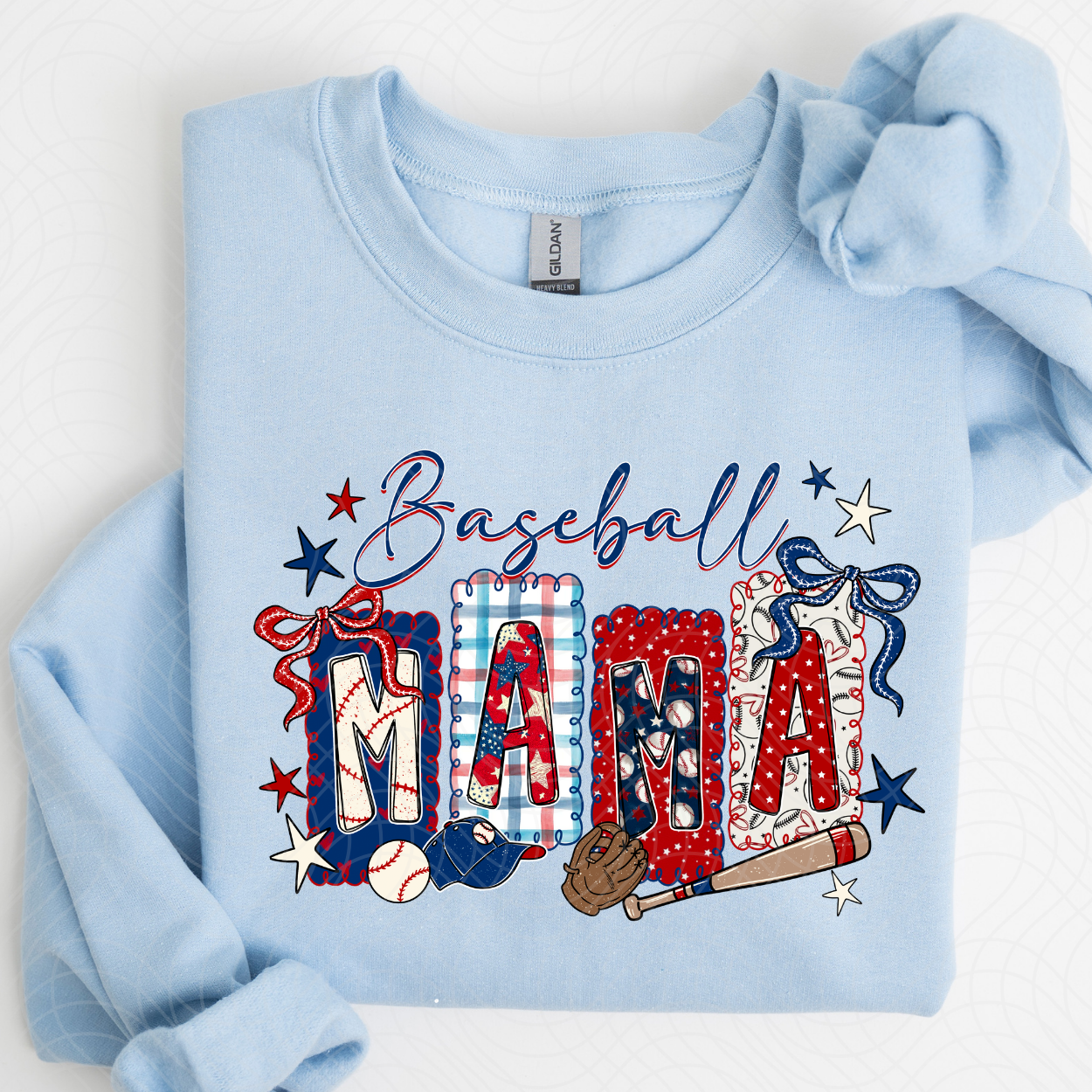 BASEBALL MAMA DOODLES - DTF TRANSFER