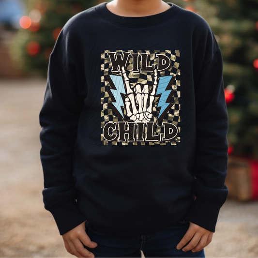 WILD CHILD CAMO BACKGROUND - DTF TRANSFER