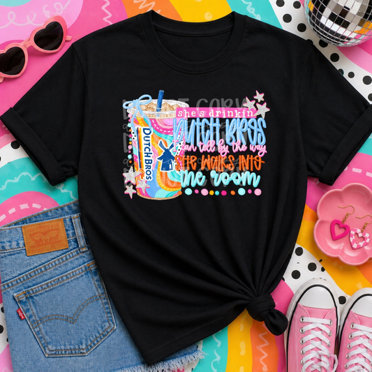 SHE'S DRINKIN' - DTF TRANSFER