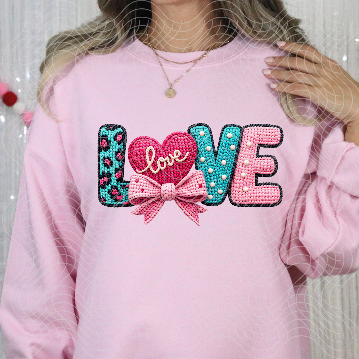 FAUX YARN LOVE - DTF TRANSFER