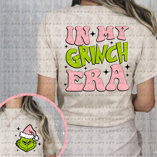 IN MY GREEN GUY ERA BRIGHT PINK W/POCKET - DTF TRANSFER