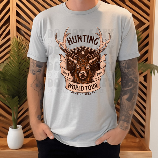 HUNTING WORLD TOUR DRK FONT - DTF TRANSFER