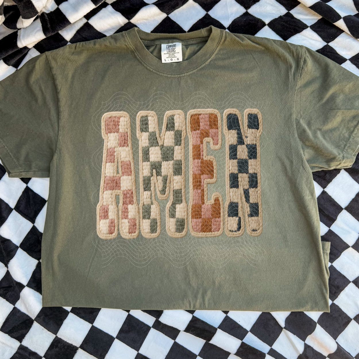 AMEN FAUX YARN - DTF TRANSFER