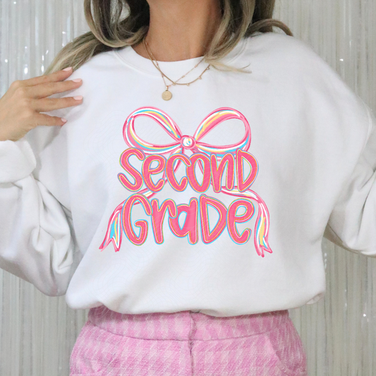 SECOND GRADE BOW - DTF TRANSFER