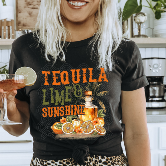 TEQUILA LIME AND SUNSHINE - DTF TRANSFER