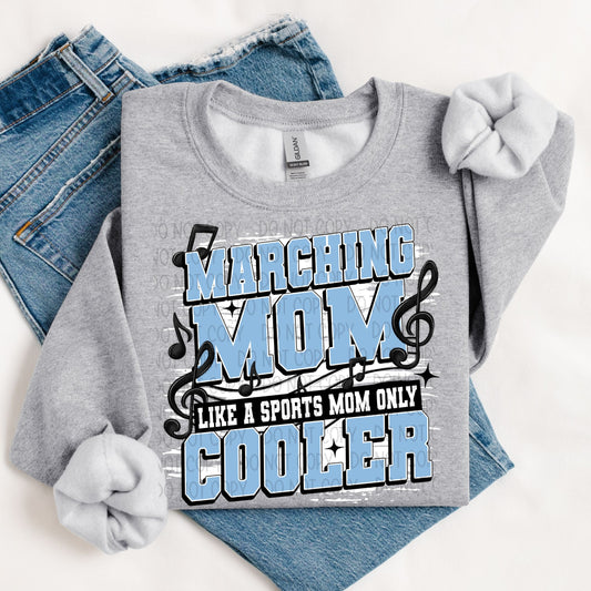 MARCHING BAND LIGHT BLUE - DTF TRANSFER