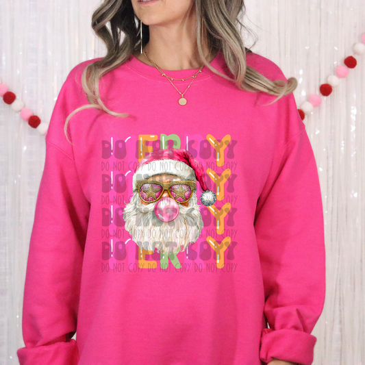 MERRY BUBBLE SANTA - DTF TRANSFER