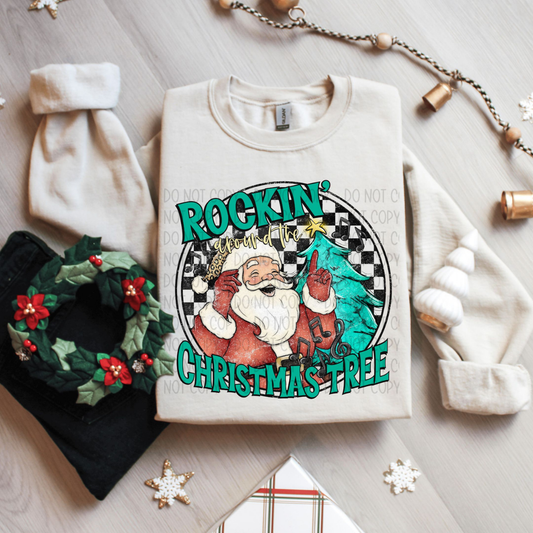 ROCKIN' AROUND THE TREE - DTF TRANSFER