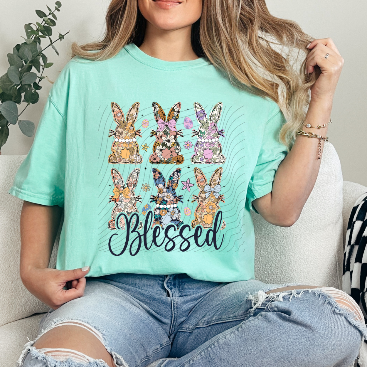BLESSED BUNNIES - DTF TRANSFER