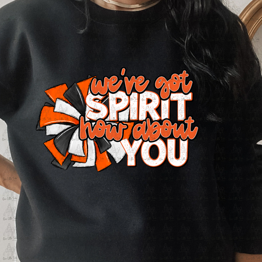 WE'VE GOT SPIRIT - ORANGE - DTF TRANSFER