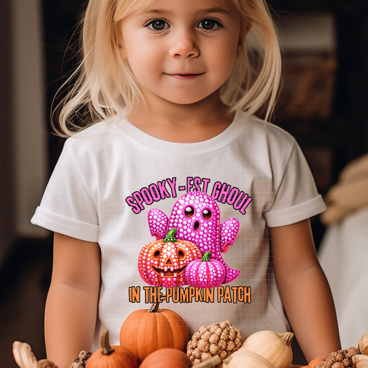 SPOOKY-EST GHOUL RHINESTONES - DTF TRANSFER