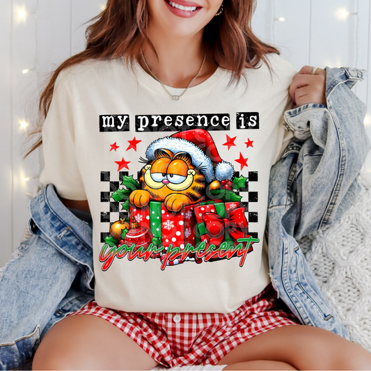 MY PRESENCE IS YOUR PRESENT - DTF TRANSFER