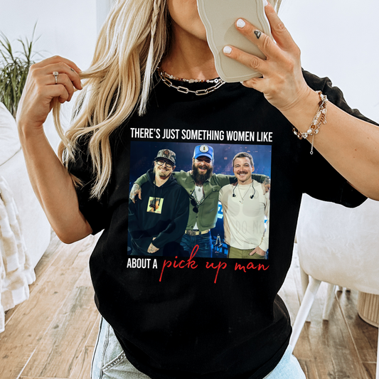 PICK UP MAN WHT FONT - DTF TRANSFER
