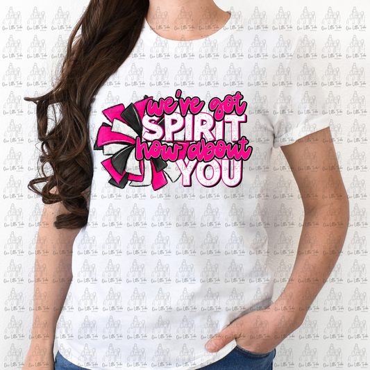 WE'VE GOT SPIRIT - PINK - DTF TRANSFER
