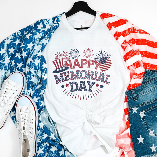 HAPPY MEMORIAL DAY - DTF TRANSFER
