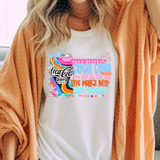 SHE'S DRINKIN' - DTF TRANSFER