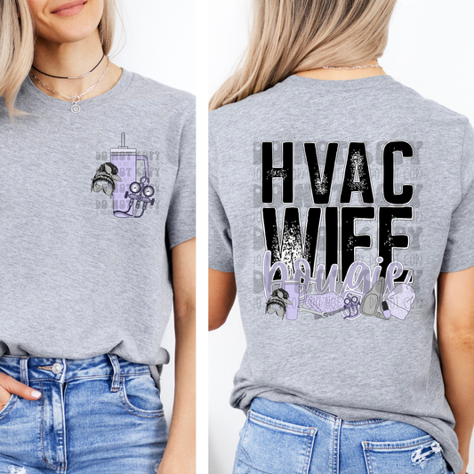 HVAC WIFE BOUGIE W/ POCKET - DTF TRANSFER