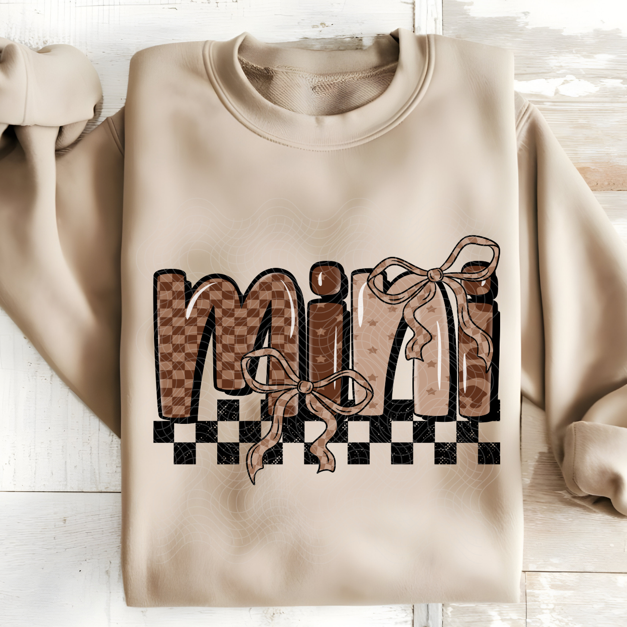 MINI BROWN PATTERNS - DTF TRANSFER