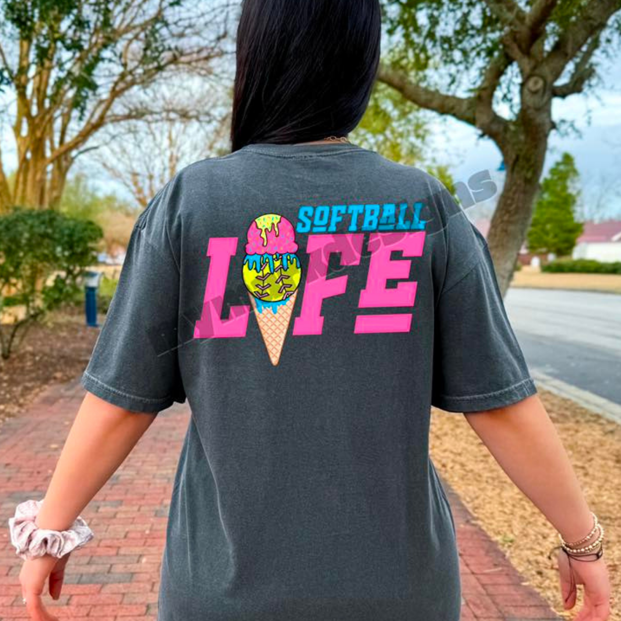 SOFTBALL LIFE DRIP - DTF TRANSFER