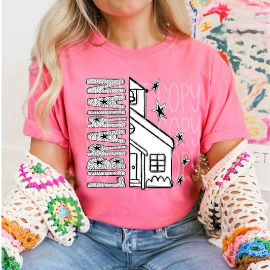 LIBRARIAN POLKA DOT - DTF TRANSFER