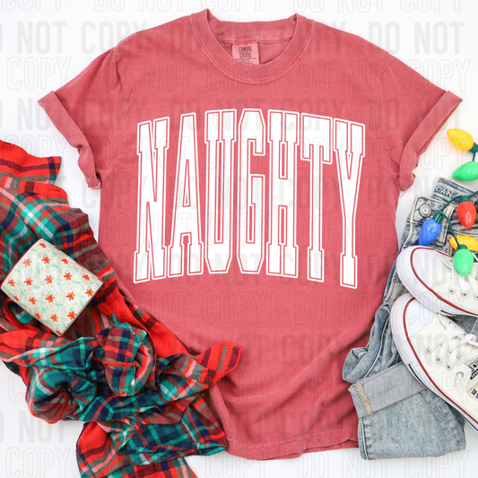 NAUGHTY TALL - DTF TRANSFER