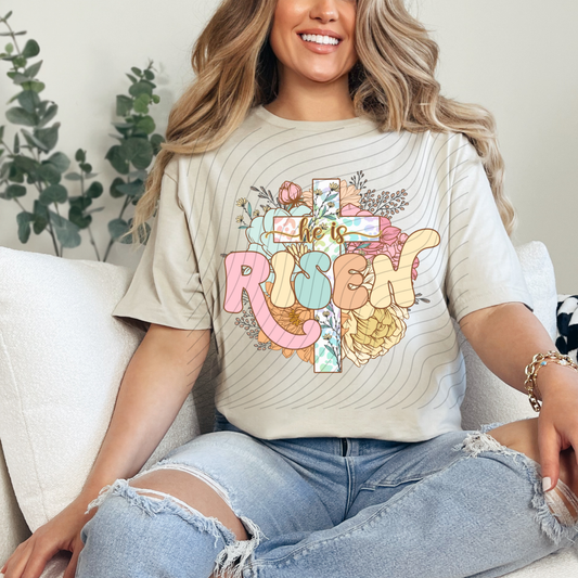 HE IS RISEN - DTF TRANSFER