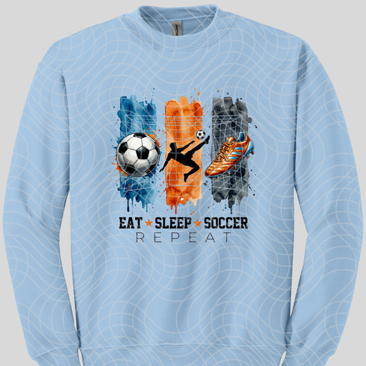 EAT SLEEP SOCCER - DTF TRANSFER