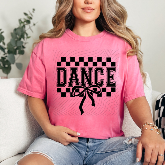 DANCE BLK CHECK - DTF TRANSFER