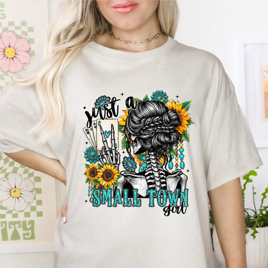 JUST A SMALL TOWN GIRL - DTF TRANSFER