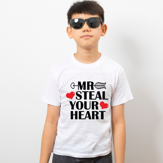MR STEAL YOUR HEARTS, BLK - DTF TRANSFER