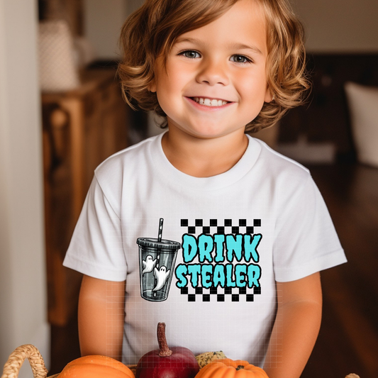 DRINK STEALER BLUE - DTF TRANSFER