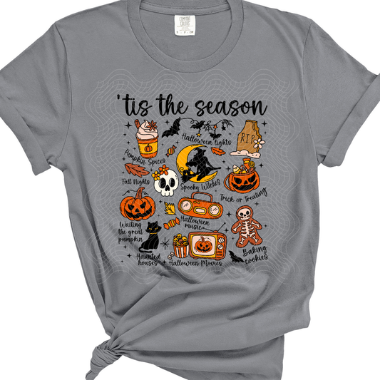 TIS THE SEASON HALLOWEEN - DTF TRANSFER