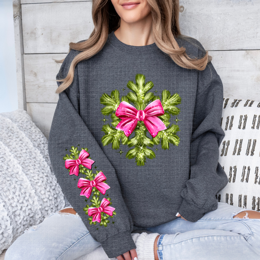 FUR SNOWFLAKE W/ SLEEVE - DTF TRANSFER