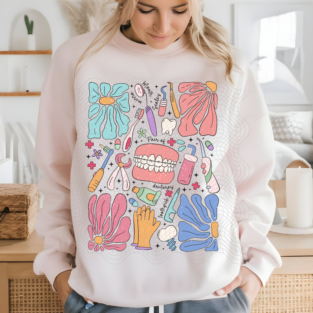 DENTIST COLLAGE - DTF TRANSFER