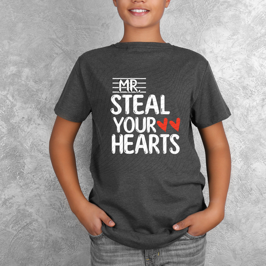 MR STEAL YOUR HEARTS, WHT - DTF TRANSFER