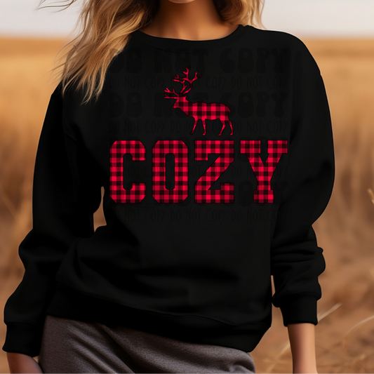 COZY BUFFALO PLAID - DTF TRANSFER