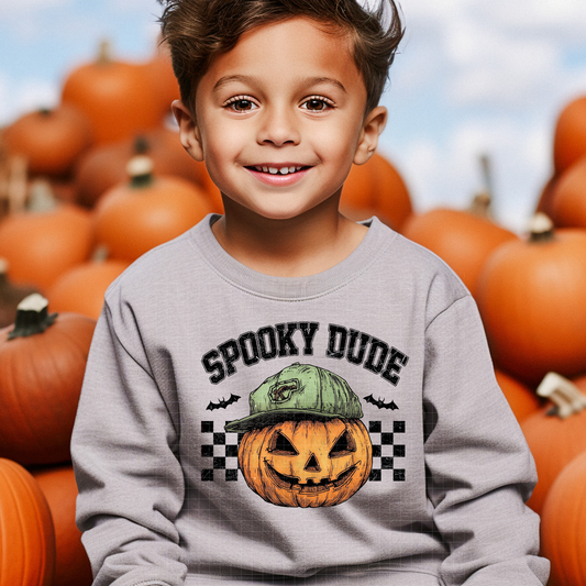 SPOOKY DUDE PUMPKIN - DTF TRANSFER