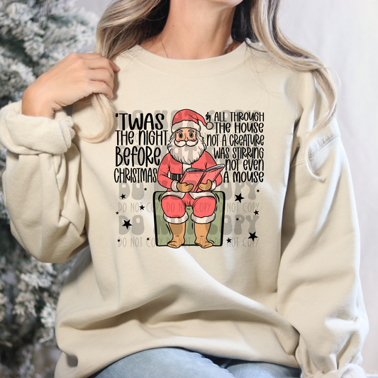 TWAS THE NIGHT BEFORE CHRISTMAS - DTF TRANSFER