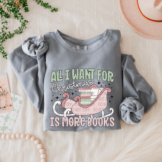 BOOKS FOR CHRISTMAS - DTF TRANSFER