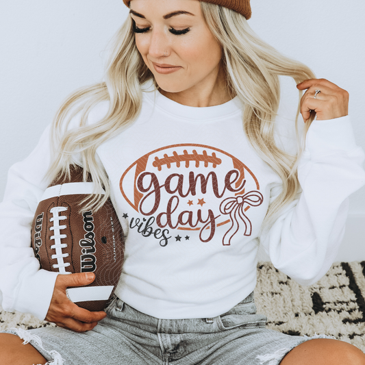 GAME DAY VIBES BROWN - DTF TRANSFER