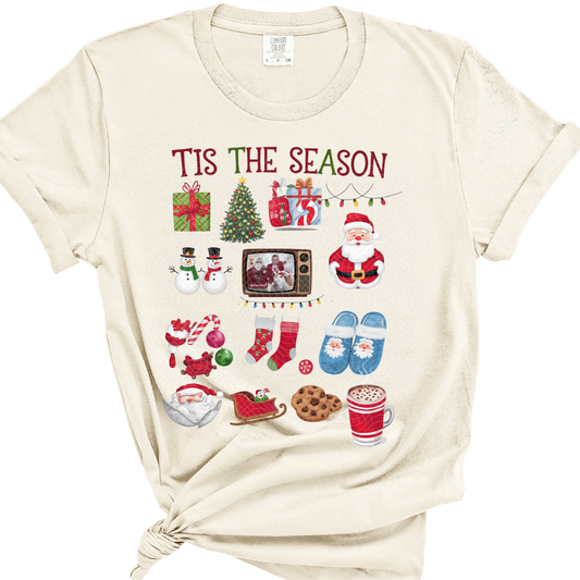 TIS THE SEASON COLLAGE - DTF TRANSFER