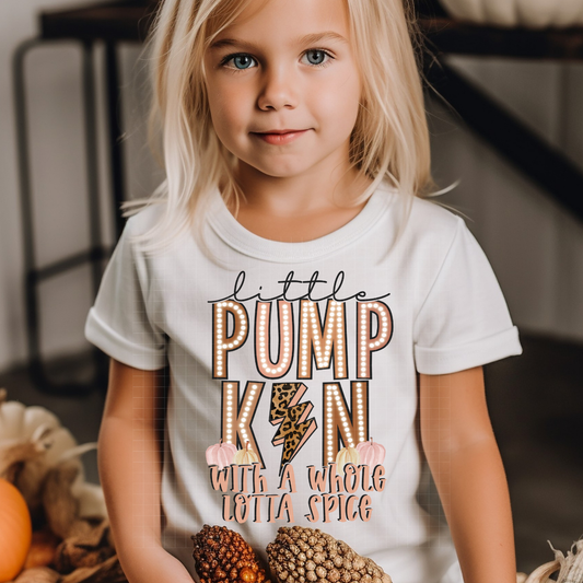 LITTLE PUMPKIN, WHOLE LOT OF SPICE - DTF TRANSFER